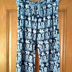 Elephant palazzo pants
